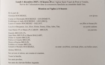 Madame Murielle HOCHEDEZ née BRULIN