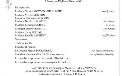 Monsieur Ludovic MOYSON